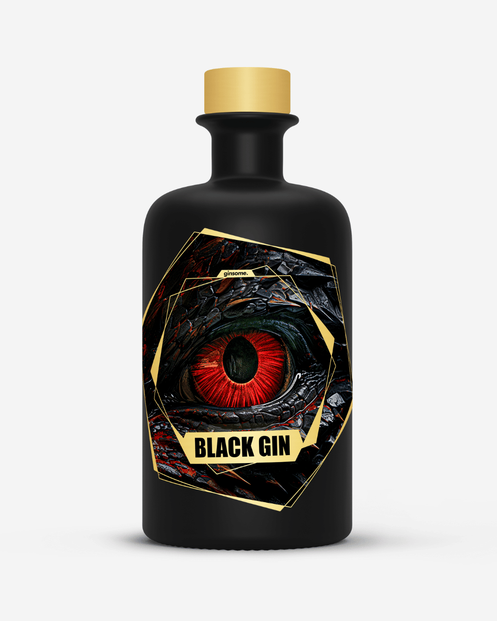 Black Gin (Special Edition / Red) - Premium Gin (500ml, 42% Vol.)