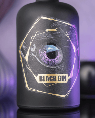 Black Gin (Special Edition) - Premium Gin (500ml, 42% Vol.)