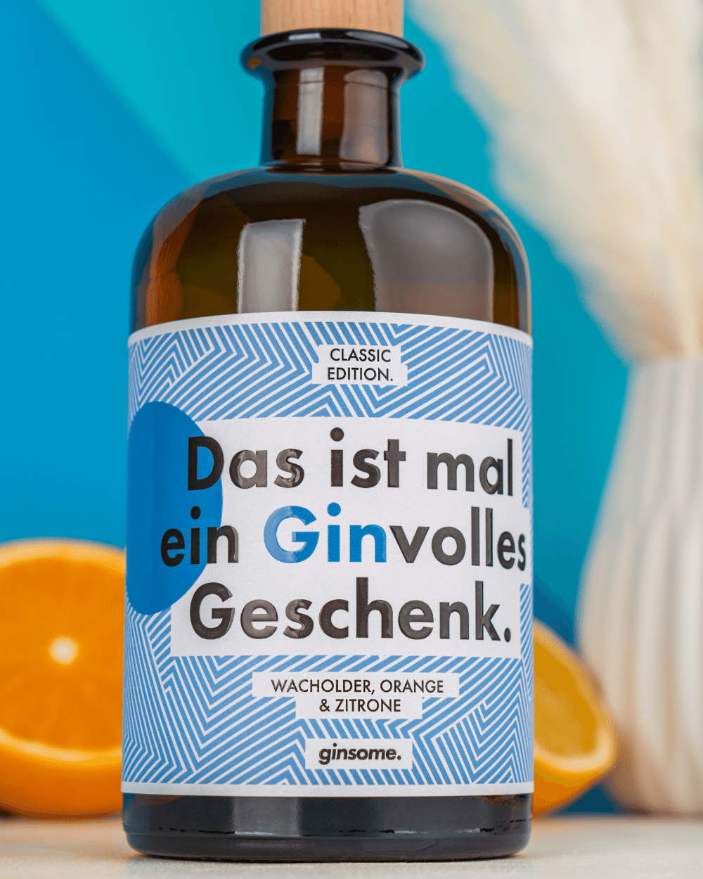 Klassischer Gin (Orange, Zitrone) Premium Gin (500ml, 42 Vol